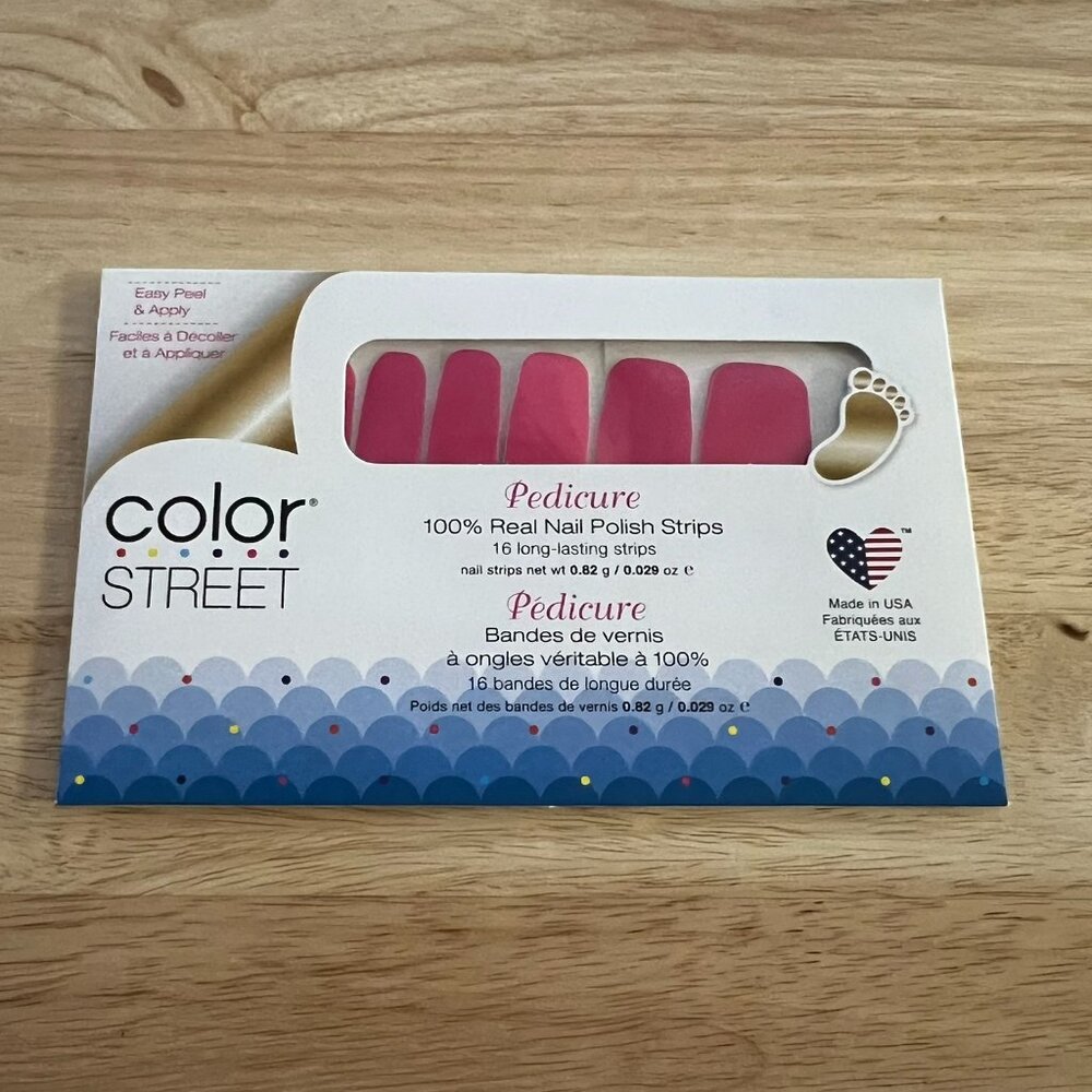 Color Street Seoul Sister Pedicure Nail Strips